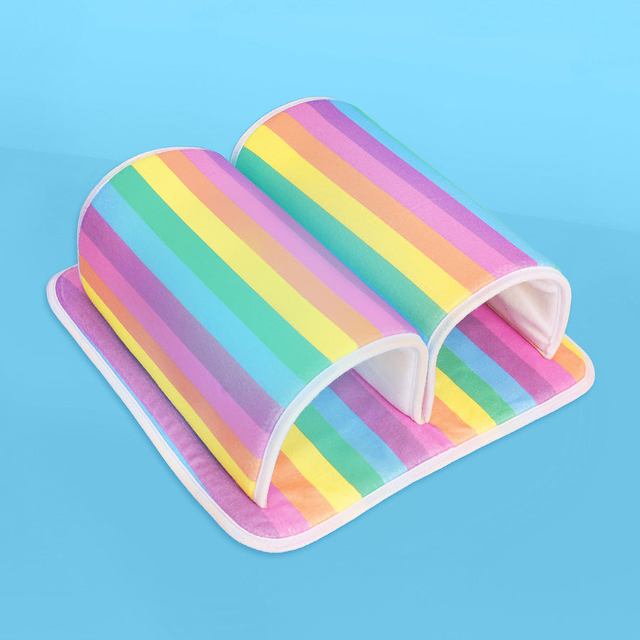 Guinea Pig Double Tunnel | Rainbow Collection