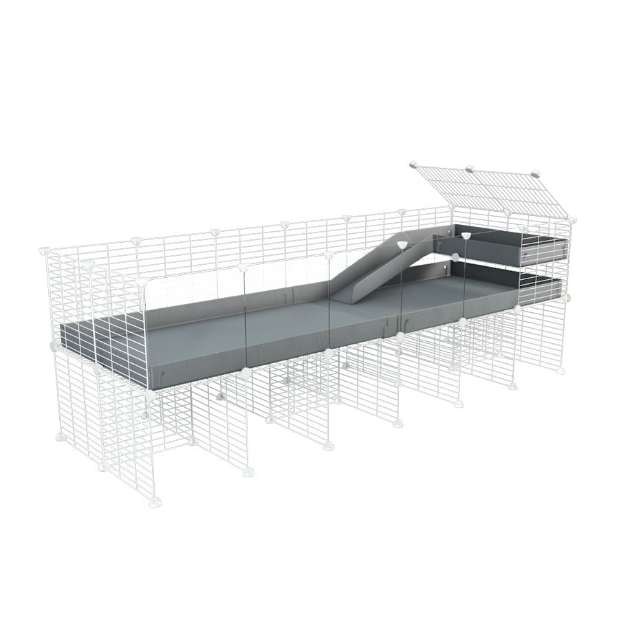 6x2 C&C Guinea Pig Cage with Loft & Stand