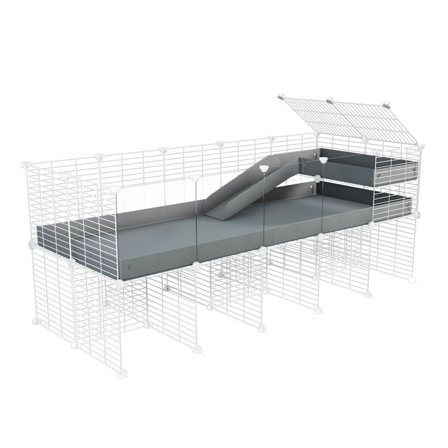 5x2 C&C Guinea Pig Cage with Loft & Stand