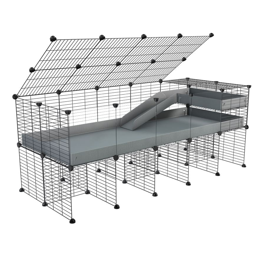 5x2 C&C Guinea Pig Cage with Loft & Stand
