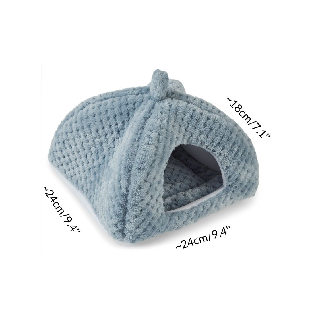 Extra Soft Fleece Hide for Guinea Pigs | Dusky Blue