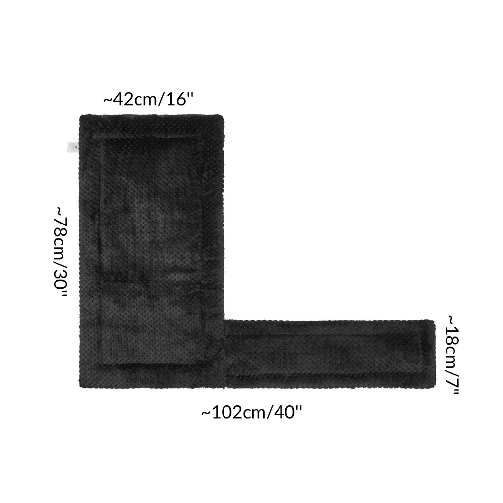 Extra Soft Fleece Liner for Guinea Pigs | Bold Black