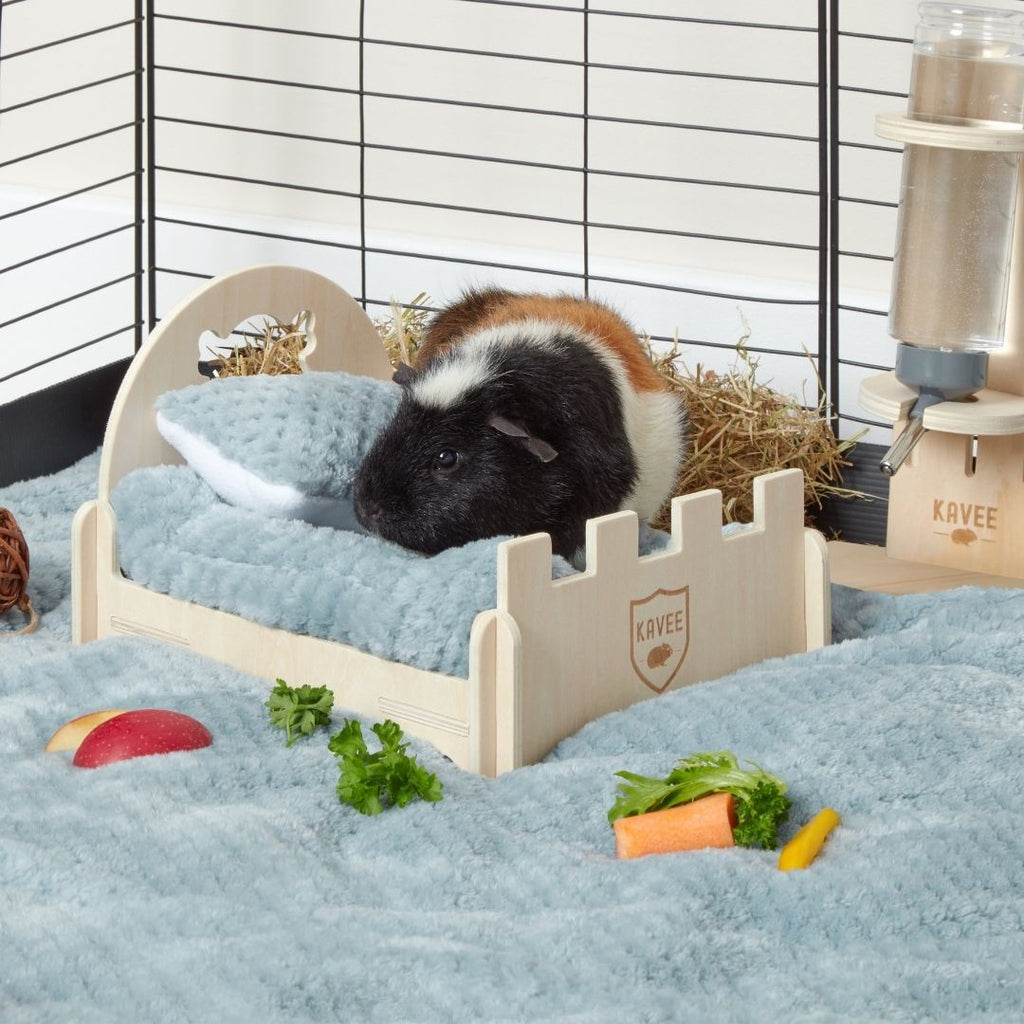 Extra Soft Fleece Liner for Guinea Pigs | Dusky Blue