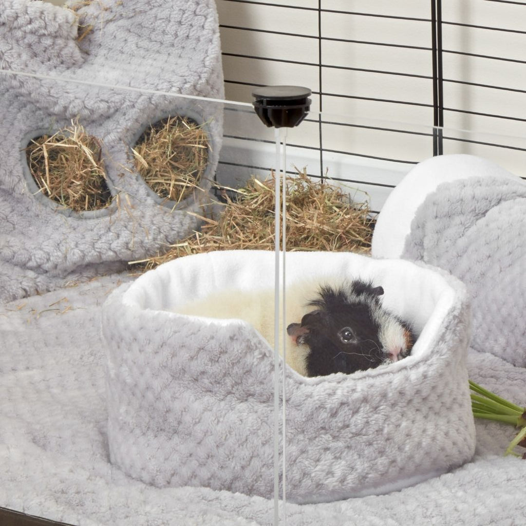 Extra Soft Fleece Liner for Guinea Pigs | Velvet Gray
