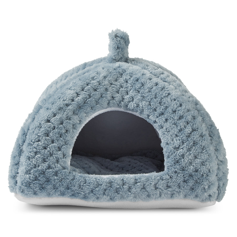 Extra Soft Fleece Hide for Guinea Pigs | Dusky Blue