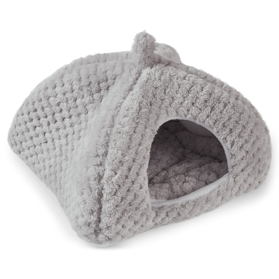 Extra Soft Fleece Hide for Guinea Pigs | Gray