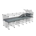6x2 C&C Guinea Pig Cage with Loft & Stand