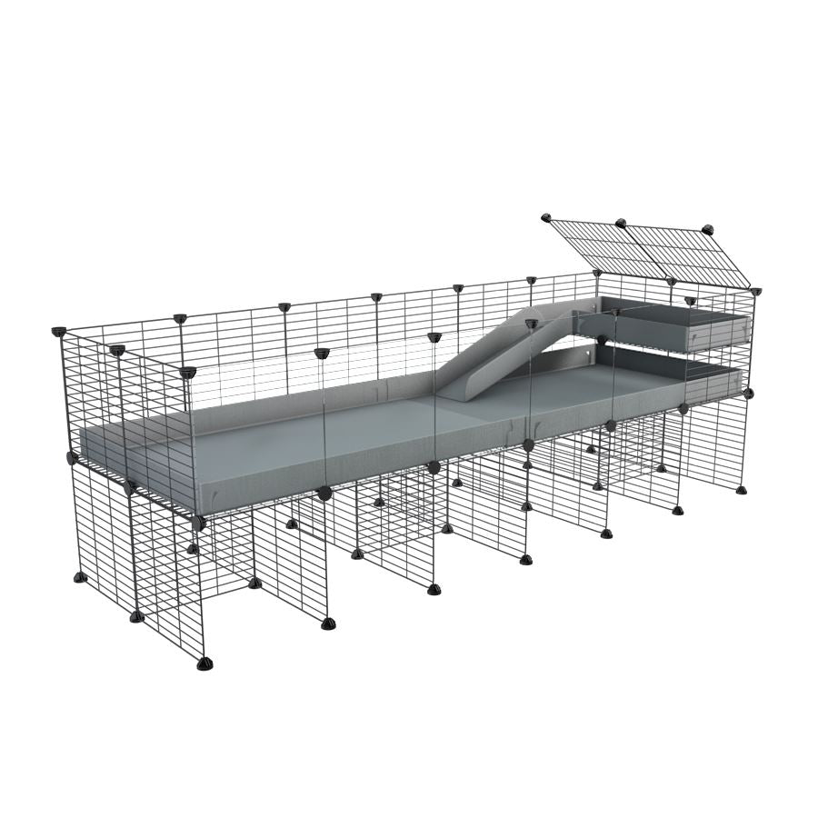6x2 C&C Guinea Pig Cage with Loft & Stand